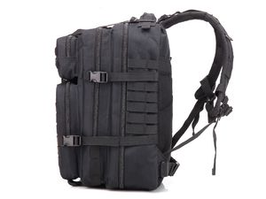 Mobilly taktický armádny batoh, bedrový a hrudný pás, systém MOLLE, 45 l, čierny