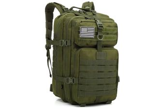 Mobilly Taktický armádny batoh, bedrový a hrudný pás, systém MOLLE, 45 l, zelený