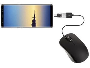 Adaptér USB-C OTG na pripojenie flash disku, klávesnice, myši