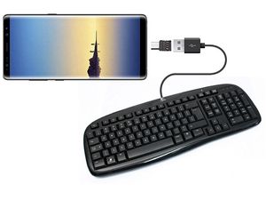 Adaptér USB-C OTG na pripojenie flash disku, klávesnice, myši