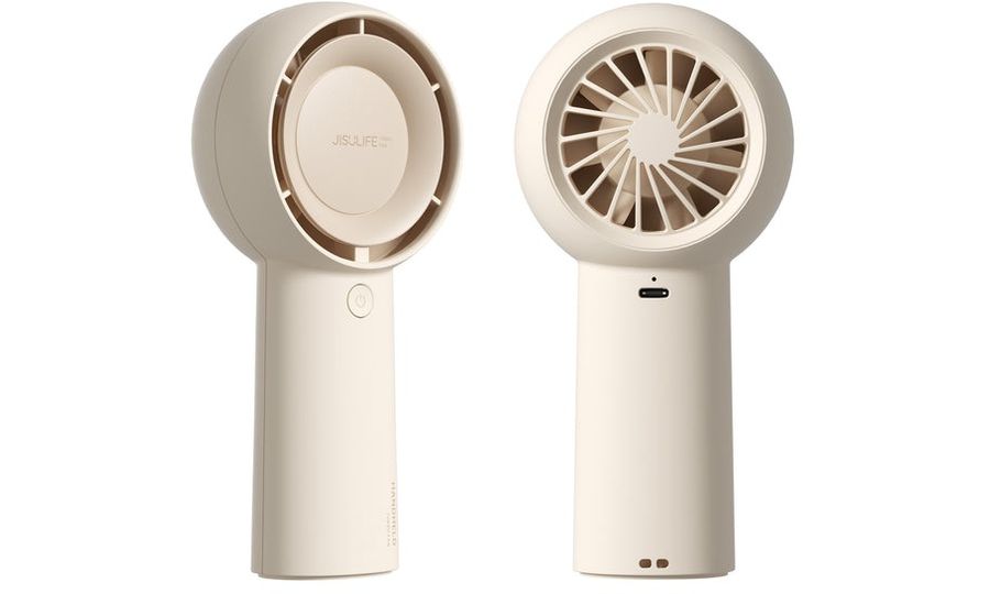 JisuLife Life 5 Plus, prenosný ventilátor, 5 rýchlostí, kapacita batérie 4000 mAh, béžová
