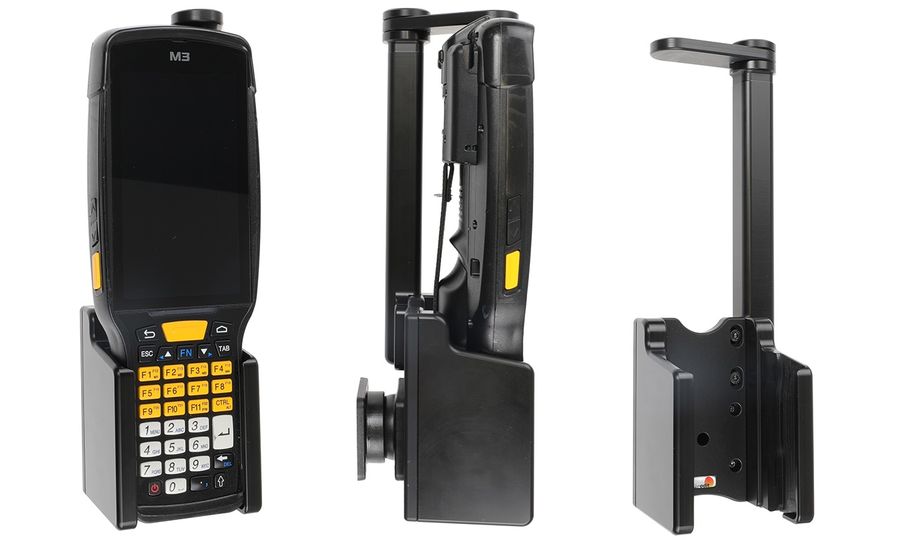 Držiak Brodit pre M3 Mobile UL20, s originálnou rukoväťou a bez nej, s horným zabezpečením, bez nabíjania