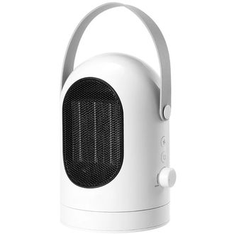 Prenosný teplomer / radiátor, stolový, 600 W, biely