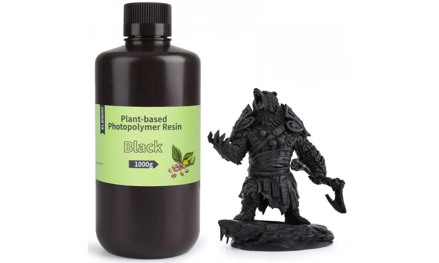 ELEGOO Plant-based Resin 1KG, Black