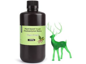 ELEGOO Plant-based Resin 1KG, Clear Green