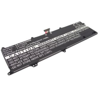 Batérie pre Asus EEE a Vivobook (ekv.C21-X202) 5100mAh, Li-pol