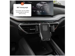 FIXED Iconiq Vent univerzálny držiak do auta s držiakom na mriežku, čierny