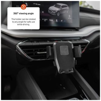 FIXED Iconiq Vent univerzálny držiak do auta s držiakom na mriežku, čierny