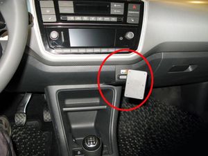 Brodit ProClip montážna konzola pre Škoda Citigo/Volkswagen UP/Seat Mii 17-22, na stred vpravo dole
