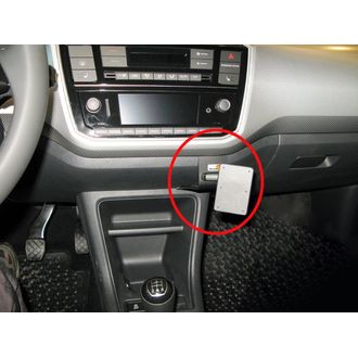 Brodit ProClip montážna konzola pre Škoda Citigo/Volkswagen UP/Seat Mii 17-22, na stred vpravo dole