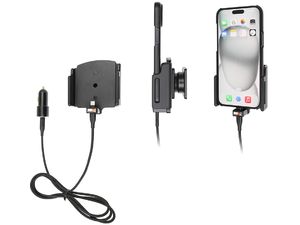 Držiak do auta Brodit pre Apple iPhone 15 Pro Max/iPhone 15 Plus, nastaviteľný, s nabíjaním, rozbalený