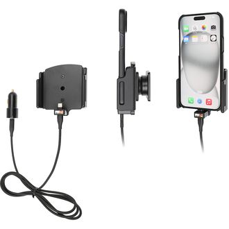 Držiak do auta Brodit pre Apple iPhone 15 Pro Max/iPhone 15 Plus, nastaviteľný, s nabíjaním, rozbalený
