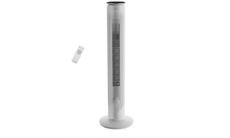 MIDEA FZ10-21ARBW stĺpový ventilátor, zabudovaná aromaterapia, tenký dizajn
