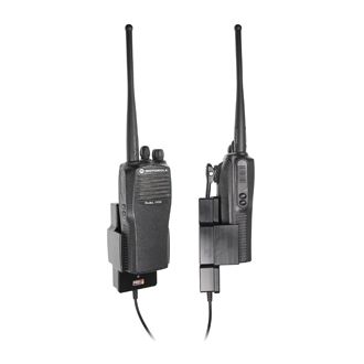 Brodit držiak do auta na Motorola Radius CP200 bez puzdra, s nabíjaním z cig. zapaľovača