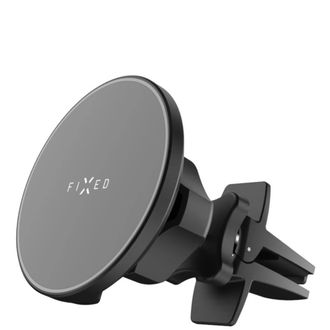 Držiak bezdrôtového nabíjania FIXED MagRound s podporou montáže MagSafe, 15 W, čierny