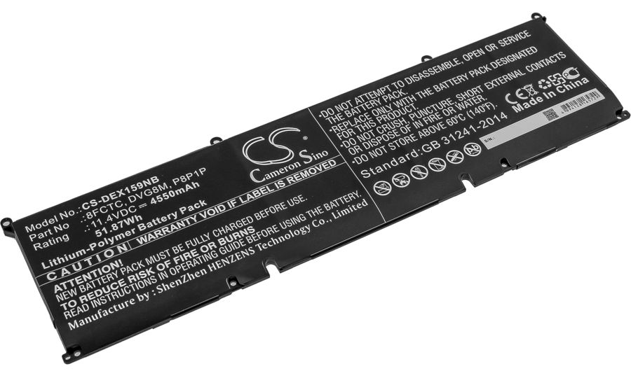 Batéria pre DellXPS 15, 4550 mAh, Li-Pol