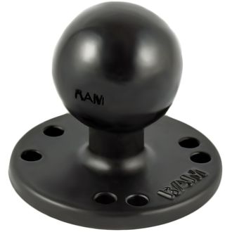 RAM Mounts okrúhly adaptér so vzorom otvorov AMPS s guľovým čapom 1,5", RAM-202U, použitý