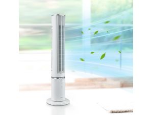 MIDEA MFZ402R0BPW stĺpový ventilátor s umývateľnou arómou, biely