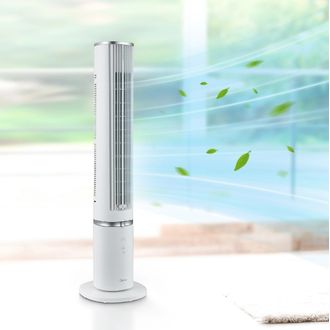MIDEA MFZ402R0BPW stĺpový ventilátor s umývateľnou arómou, biely