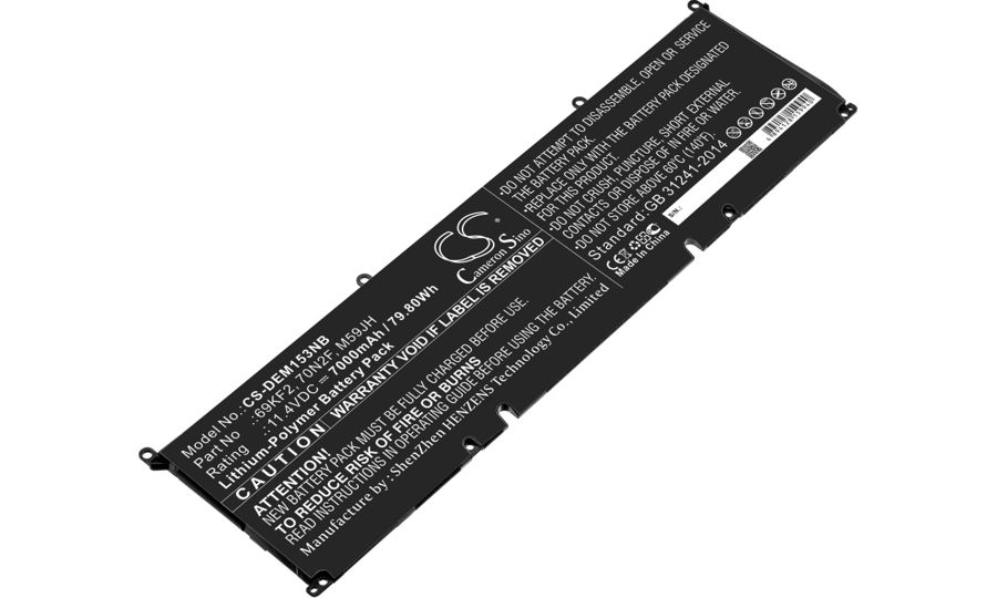 Batéria pre Dell Alienware M15, M17, XPS 15, Precision 5550, 7000 mAh, Li-Pol