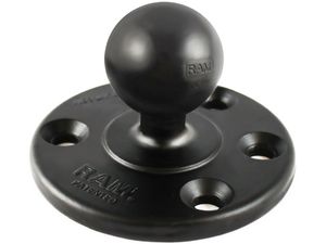 RAM Mounts Kruhová rukoväť s priemerom 93 mm s 3 otvormi po 120° s 1,5" guľovým čapom, RAM-240U