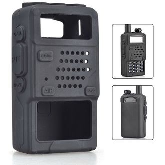 Mobilly silikónové puzdro pre Baofeng UV-5R, čierne
