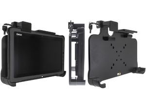 Držiak Brodit pre Getac F110 1.-5. generácie, uzamykateľný, otvory AMPS/VESA 75/100