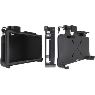 Držiak Brodit pre Getac F110 1.-5. generácie, uzamykateľný, otvory AMPS/VESA 75/100