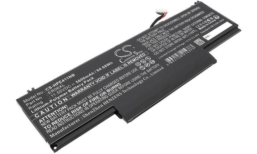 Batéria pre HP Elitebook 1040 G11, Elitebook X360 1040 G11, Elite X360 1040 G11, 5600 mAh, Li-Ion