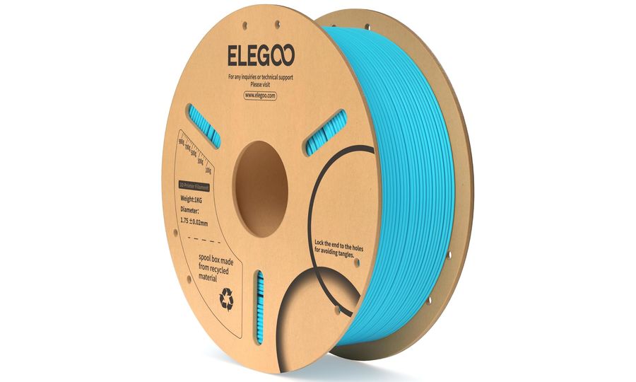 ELEGOO PLA-1.75mm-1KG-Cardboard Spool-Sky Blue