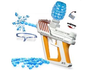 Sunny Blaster Champion-2, pištoľ na vodné gélové pelety s príslušenstvom, oranžová