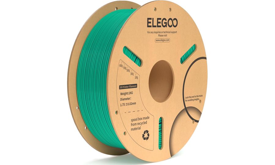 ELEGOO PLA+ 1,75, 1 kg, zelená