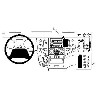 Brodit ProClip montážna konzola pre Iveco Daily 06-14, na stred vpravo