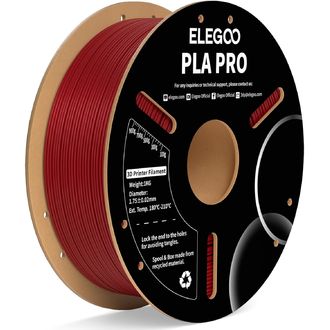 ELEGOO PLA PRO -1.75mm-1KG-Cardboard Spool-Burgundy Red