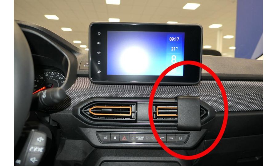 Brodit Montážny držiak ProClip pre Dacia Sandero 21-24/Jogger 22-24, na stred