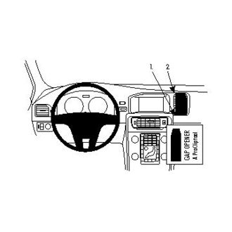 Brodit ProClip montážna konzola pre Volvo S60/V60 11-18, na stred