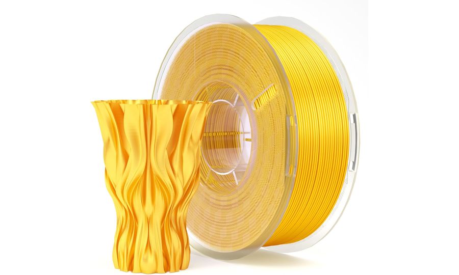 ELEGOO SILK PLA -1.75mm-1KG-Cardboard Spool-Silk Gold