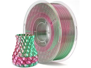 ELEGOO SILK PLA -1.75mm-1KG-Cardboard Spool-Silk Green Red