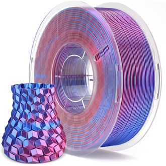 ELEGOO SILK PLA 1.75, 1 kg, hodvábne modrofialová
