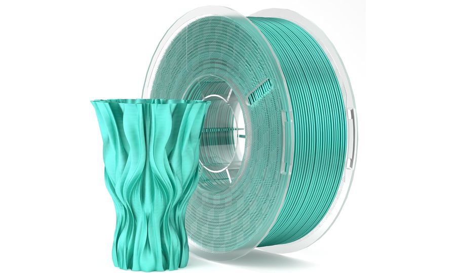 ELEGOO SILK PLA -1.75mm-1KG-Cardboard Spool-Silk Mint Green