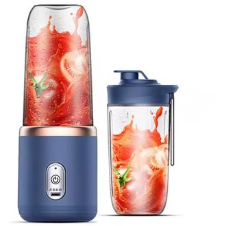 Prenosný Smoothie maker, 400 ml, nabíjanie cez USB kábel, modrý