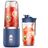 Prenosný Smoothie maker, 400 ml, nabíjanie cez USB kábel, modrý