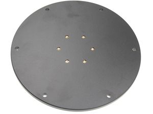 Brodit montážna podložka pre podstavec, priemer 100mm, 6 montážnych otvorov, čierna