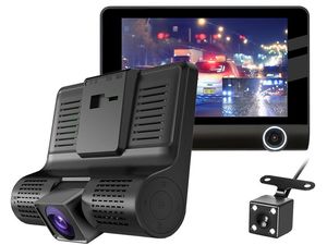 Smart Dashcam, inteligentná kamera do auta, predná + zadná + vnútorná