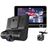 Smart Dashcam, inteligentná kamera do auta, predná + zadná + vnútorná