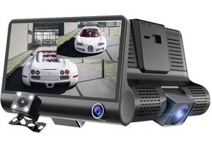 Smart Dashcam, inteligentná kamera do auta, predná + zadná + vnútorná