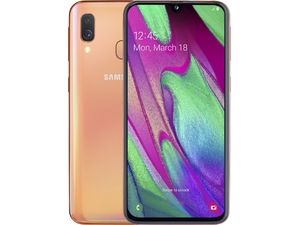Samsung Galaxy A40, oranžová