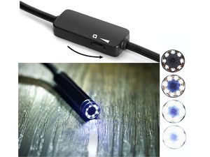 Inskam endoskop USB-C 8mm 720p, pevný kábel 3m, redukcia USB, pre Android, PC
