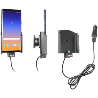 Brodit držiak do auta na Samsung Galaxy Note 9 bez puzdra, s nabíjaním z cig. zapaľovača/USB