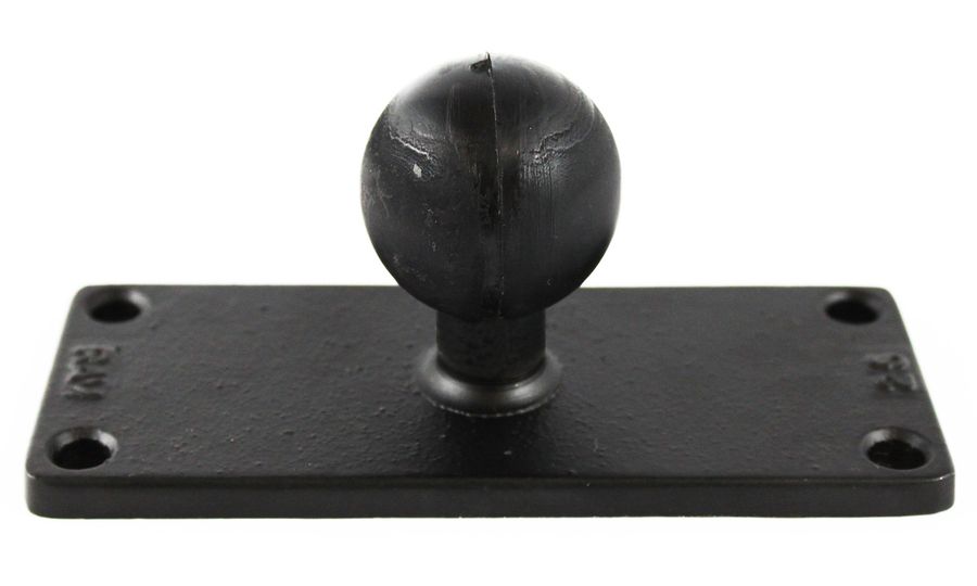 RAM Mounts Obdĺžnikový držiak skrutiek alebo skrutiek, 5 x 12,7 cm, s guľovým čapom 1,5", RAM-202U-25